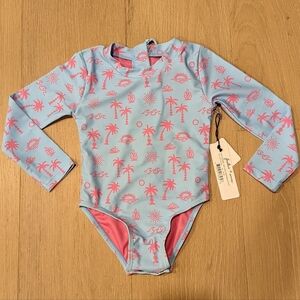Blue and Pink Kids Swimwear